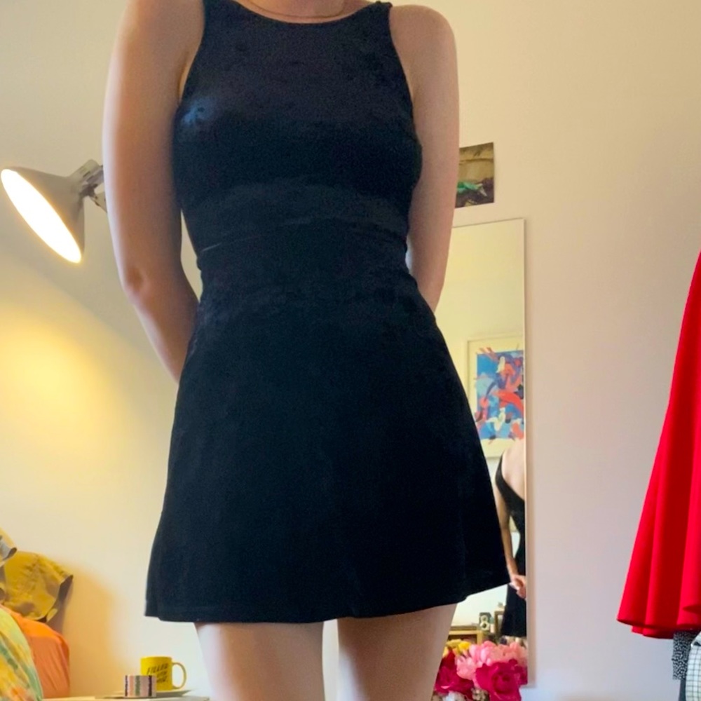 h&m VELVET DRESS, size small
